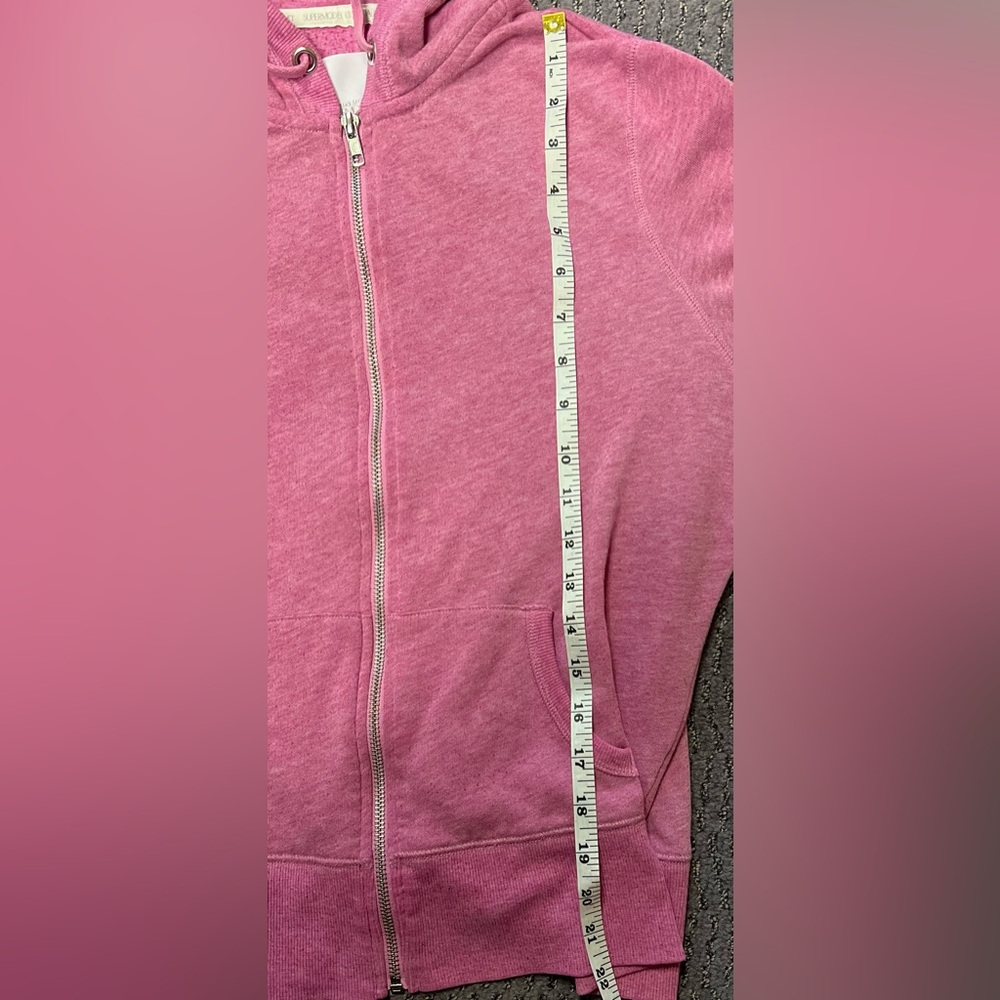 Victoria's Secret Supermodel Essentials Pink Hoodie NYC London Paris Size Large - Picture 10 of 11